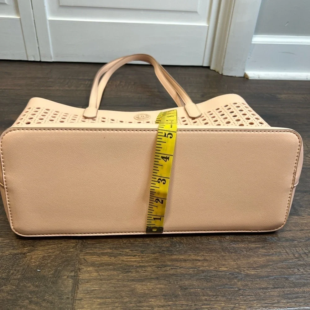 Nanette Lepore Pink Vegan Leather Tote And “Surf Spray Shoulder Bag 2 Piece Set